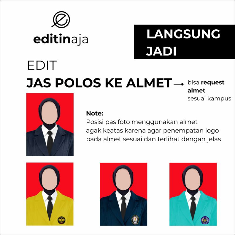 Edit Jas Polos ke Almet Kampus Cewek/Ganti Jas Polos ke Almet Kampus Cewek Langsung Jadi