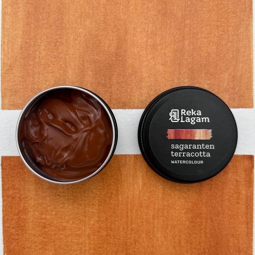 

RekaLagam Watercolour Sagaranten Terracotta