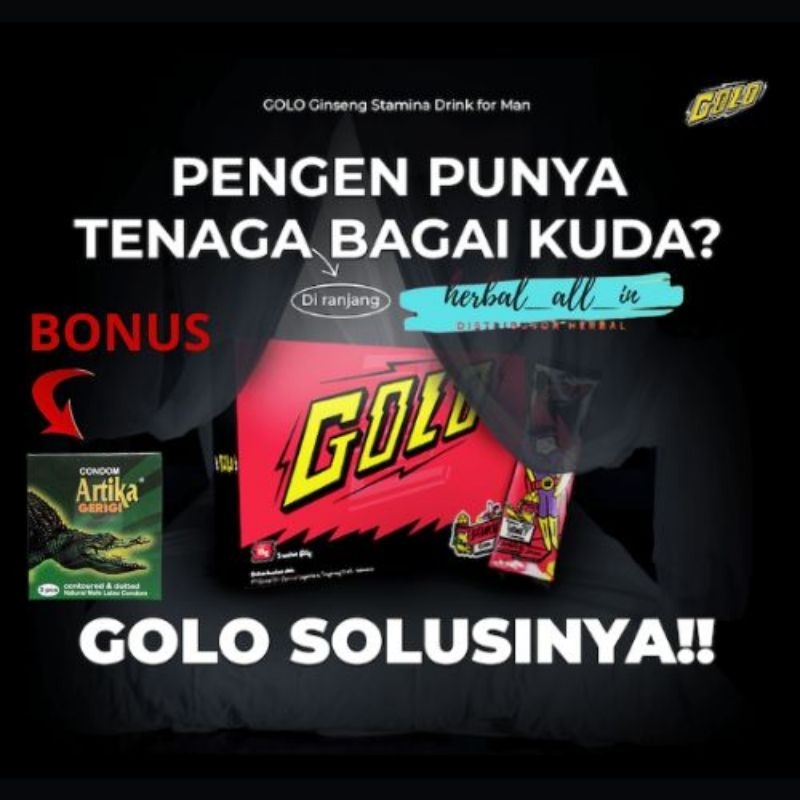 Mister Golo Ginseng Original ( 1Box Isi 5 Sachet) Suplemen Pria Botanical Ginseng Korea