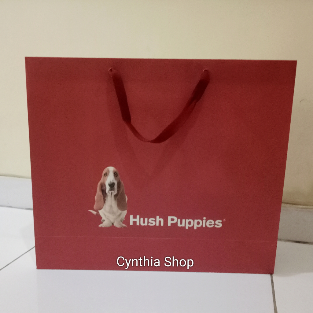 Paperbag original hush puppies kecil sedang besar tas kantong karton paper bag small medium large