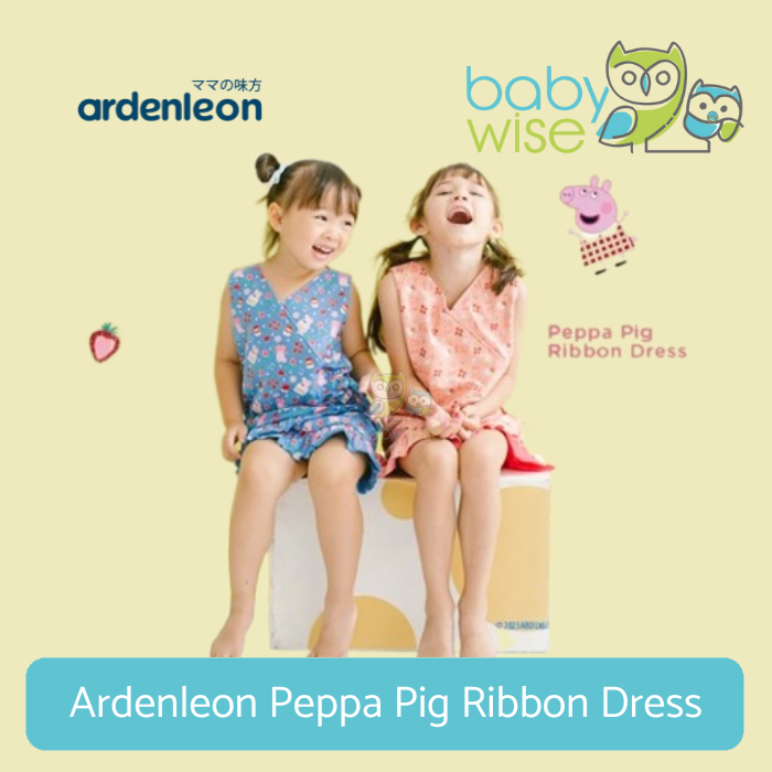 Ardenleon Peppa Pig Ribbon Dress - Dress Anak Perempuan