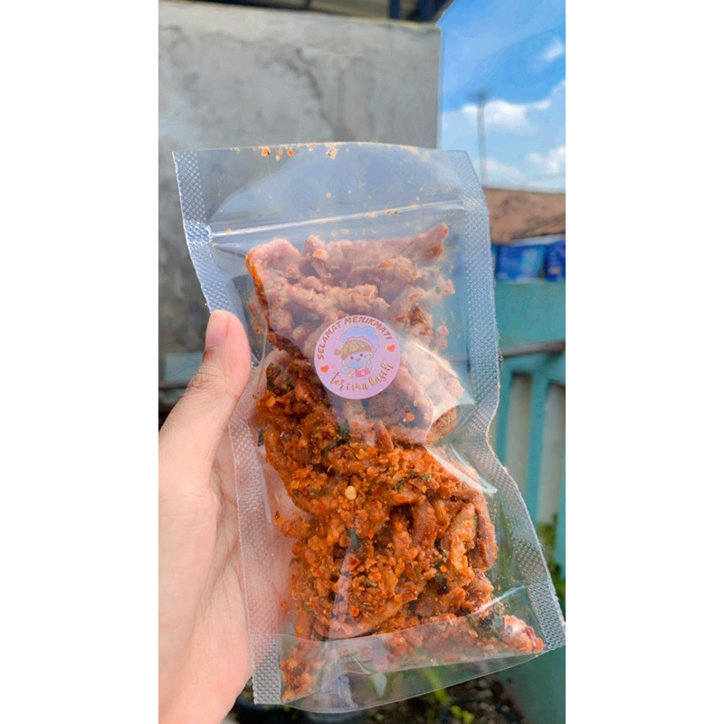 

usus krispi bumbu pedas 70 gr