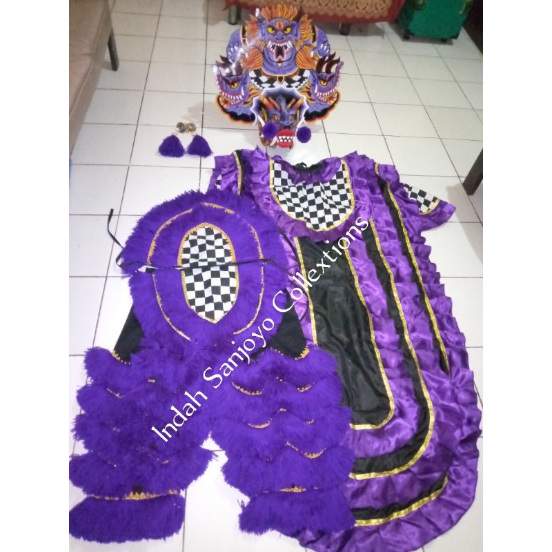 Barongan Devil Anak SD Lengkap