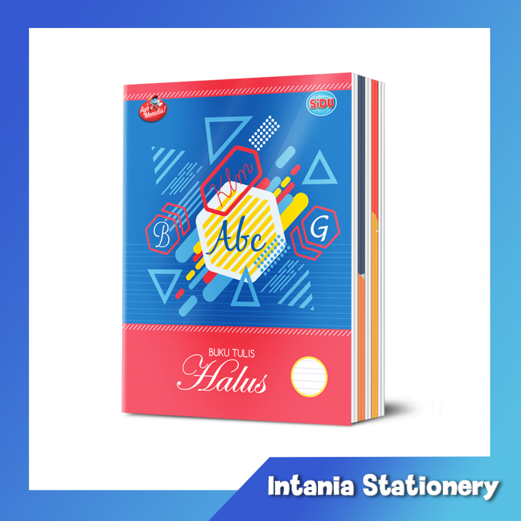 

Buku Halus Sidu 38 Lembar 10 biji / Buku Tulis Tegak Bersambung Sidu