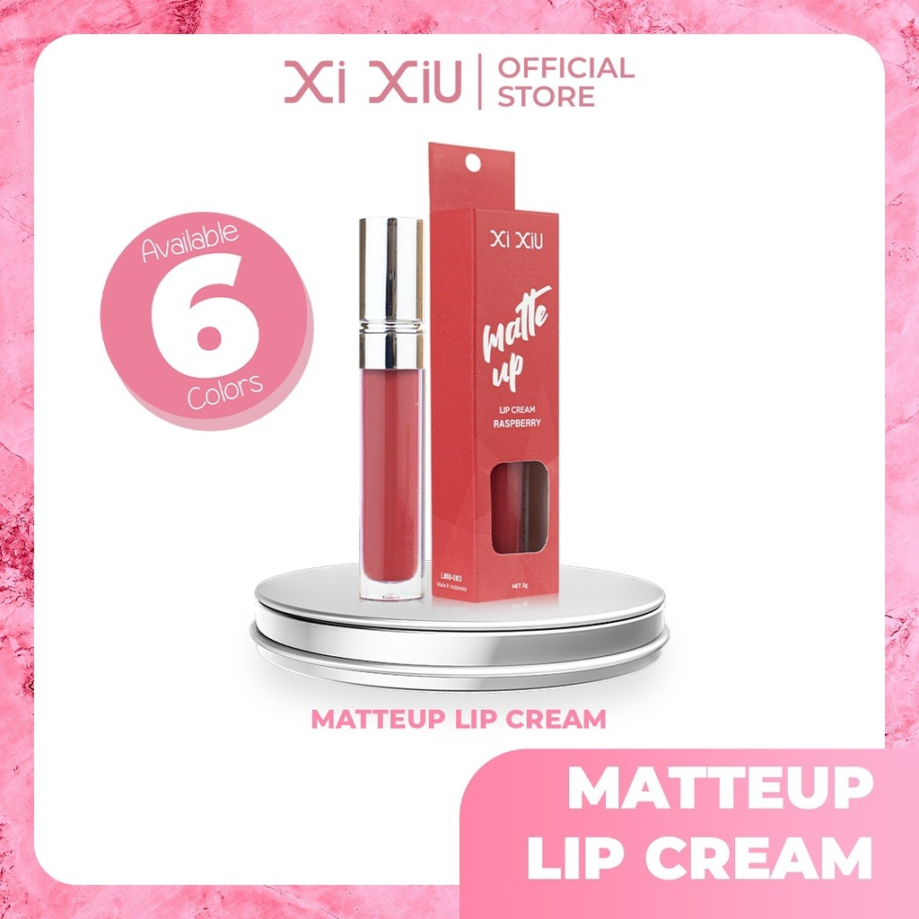 Xi Xiu Matte Up Lip Cream | Lipcream Pigmented Long Lasting With Vitamin E