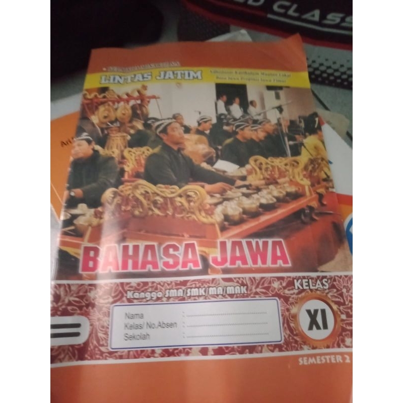 Bahasa Jawa kelas XI lintas jatim