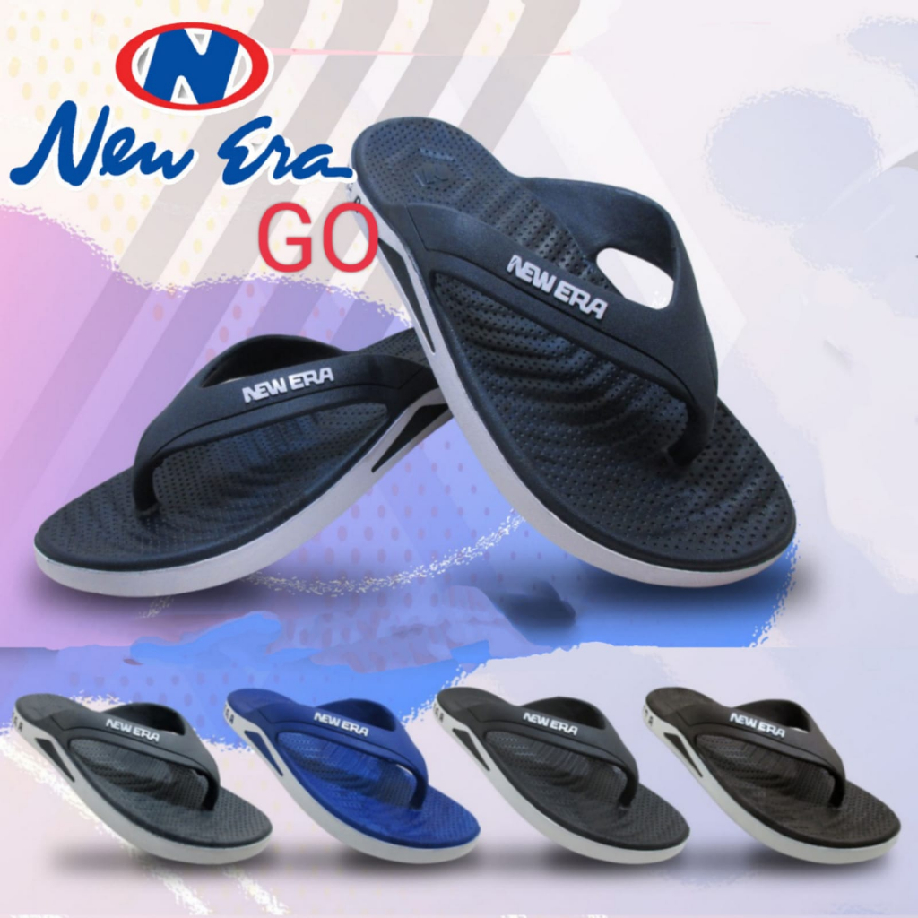 gos NEW ERA MB 63005 &amp; MB 63006 SANDAL JEPIT PRIA Sandal Karet Pria Distro Casual Sandal Pria Keren Terbaru empuk Berkualitas Size 39/44