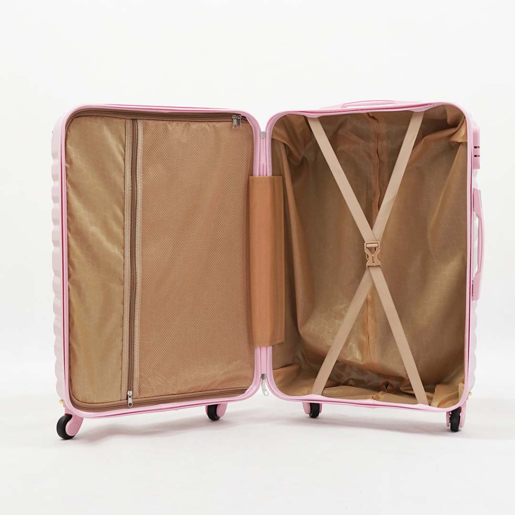 murah koper sultan ( 506 ) pink - 16 inch sd 24 inch