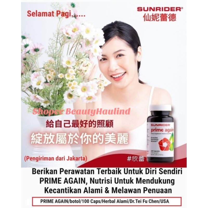 Sunrider Promo Prime Again Mendukung Sistem Endokrin Herbal Alami USA