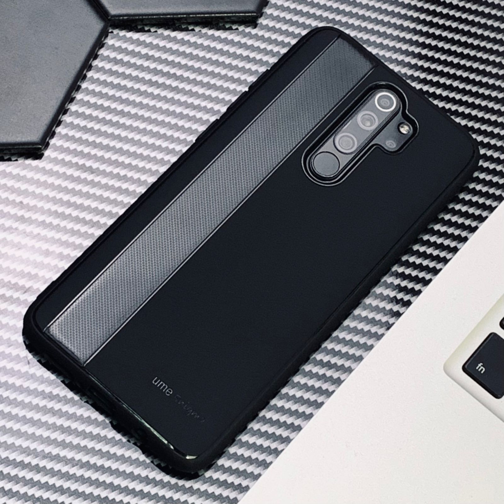 XIAOMI REDMI NOTE 8 PRO UME ENIGMA CASE SOFT SILICONE CARBON COVER TPU CASING SOFTCASE CARBON