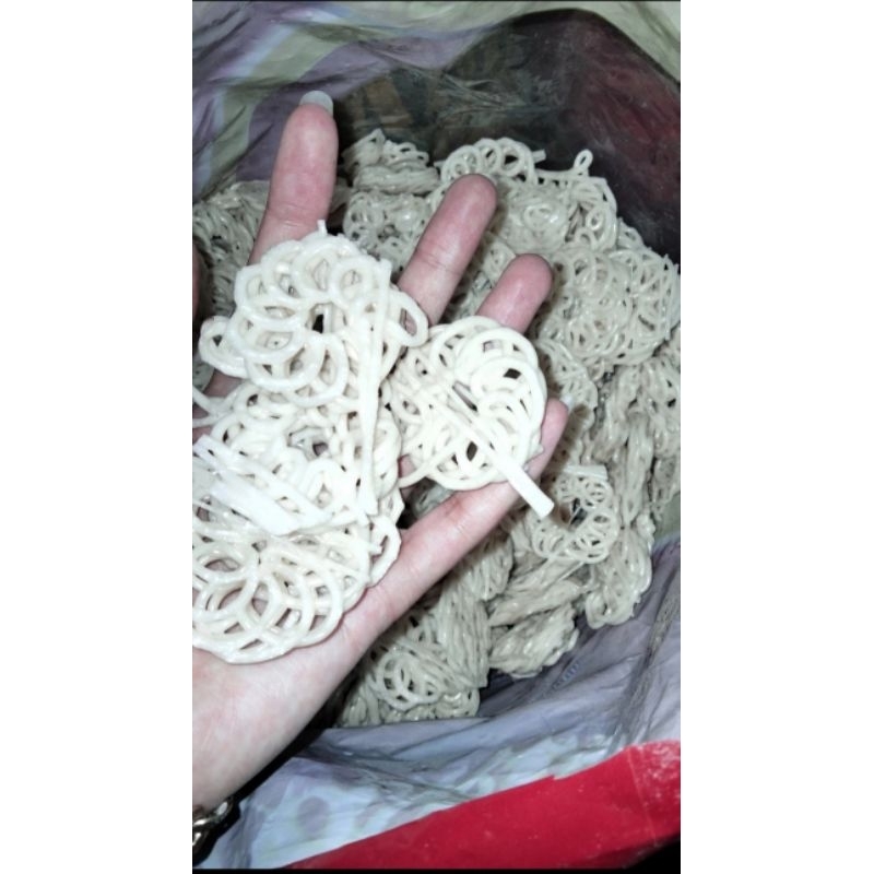 

krupuk viral Rafaell/krupuk mawar putih