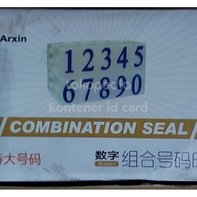 

Stampel Angka Jumbo Rakitan (3 Cm) Stamps Number Besar (3cm)