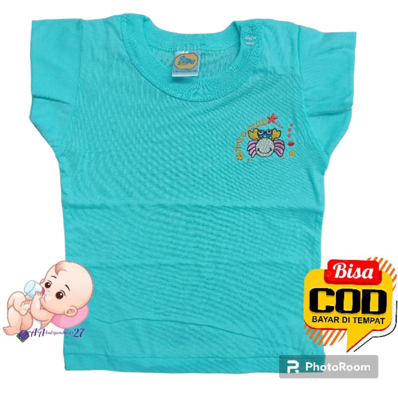 FINKA 3PC KAOS OBLONG BAYI LENGAN PENDEK KANCING BAHU UKURAN ALLSIZE MURAH NYAMAN BERKUALITAS SNI HIGHT QUALITY