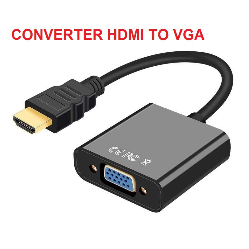 CONVERTER HDMI TO VGA ADAPTER Hdmi adapter Konektor hdmi Kabel Hdmi Kabel VGA