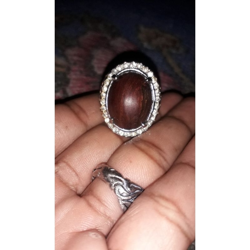 Cincin galih kayu Nagasari asli tenggelam air