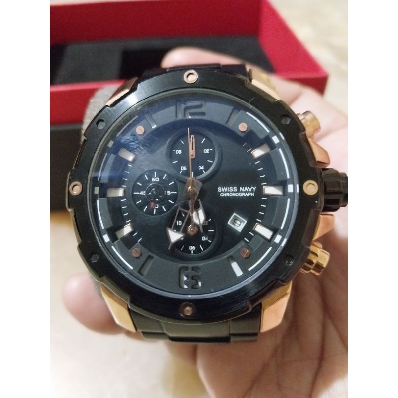 SWISS NAVY SN 6820 M Jam Tangan Pria chrono second 706