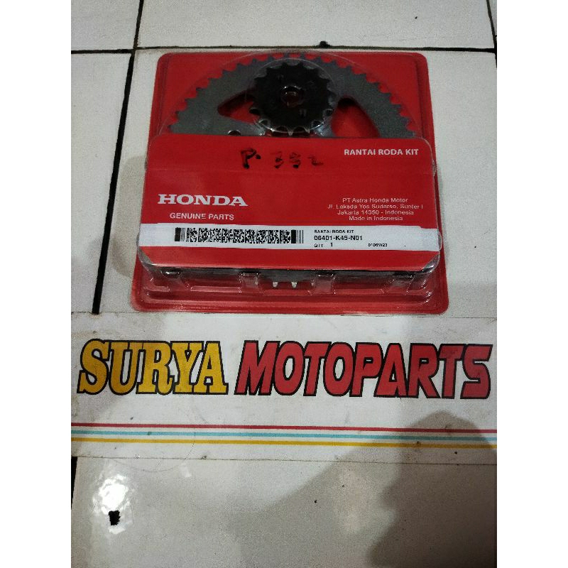 GIR RANTAI GIR SET CBR 150  KODE K45-N01 ORIGINAL AHM