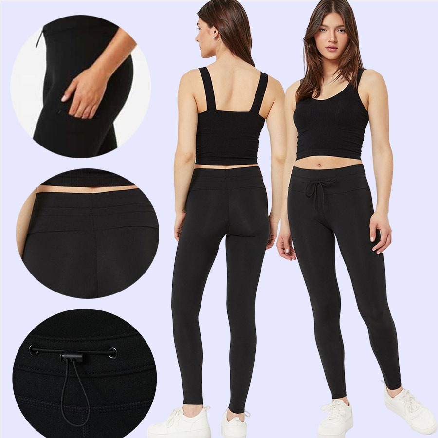 LOVEMECORNER ANKO ACTIVE JOGGER BLACK CELANA PANJANG WANITA CELANA JOGGER PANTS WANITA CELANA CASUAL