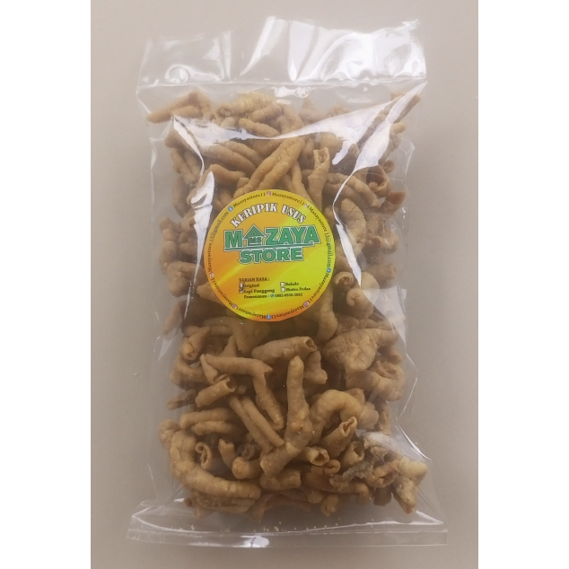 

KERIPIK USUS AYAM CRISPY 120 GRAM 4 VARIAN RASA (beli 10 pcs gratis 1 pcs)