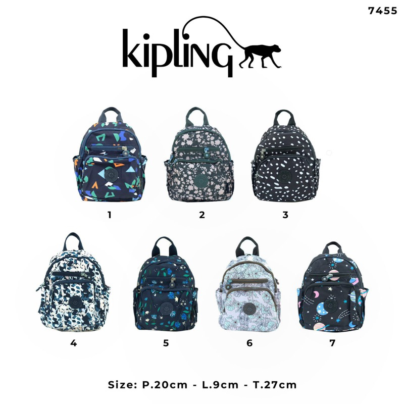 TERMURAH Ransel K 7455 / 2455 Motif / 7445 / Backpack sekolah / School Bags / Tas parasut / Tas Buku / Ransel serbaguna