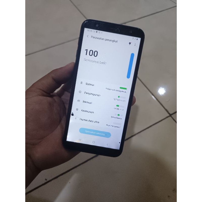 hp second layak pake Samsung j6 plus ram 4/64