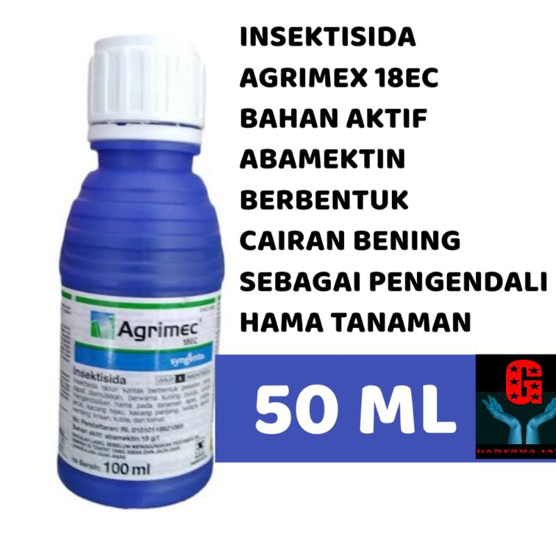 AGRIMEC INSEKTISIDA 50ML INSEKTISIDA PENGENDALI HAMA TANAMAN  INSEKTISIDA PALING AMPUH