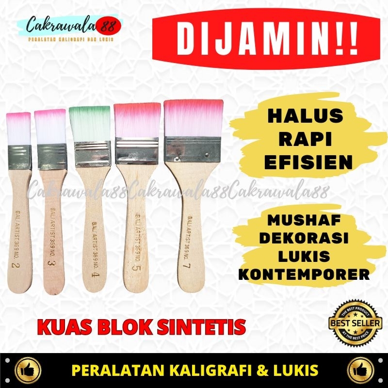 

Kuas Blok Halus Lembut Bali Artist