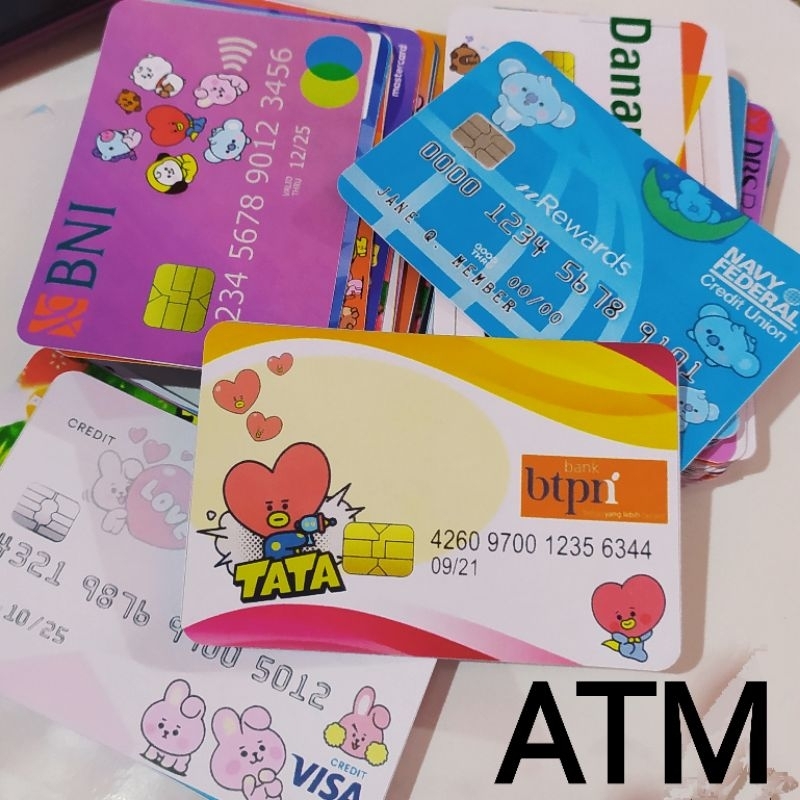 Kartu Mainan ATM Card BTS