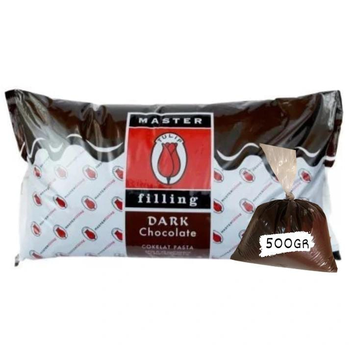 

TULIP COKLAT FILLING KEMASAN ECER 500GR ISIAN COKLAT U/ ROTI/CAKE DLL