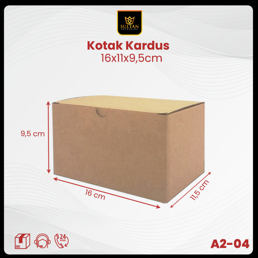 

Box Packaging - Kotak kardus - Box Packaging Polos 16X11.5X9.5 - A2-04