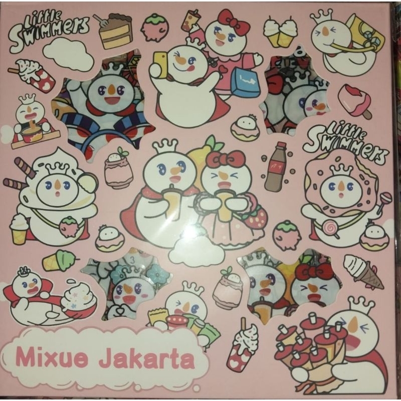 

[100 Pcs] Stiker Momo Waterproof Stiker Tahan Air