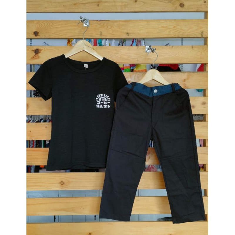 setelan baju anak cowok/one set anak cowok