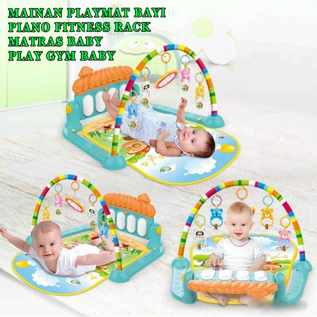 Mainan Playmat Bayi / Piano Fitness Rack / Baby Gym / Baby Toys