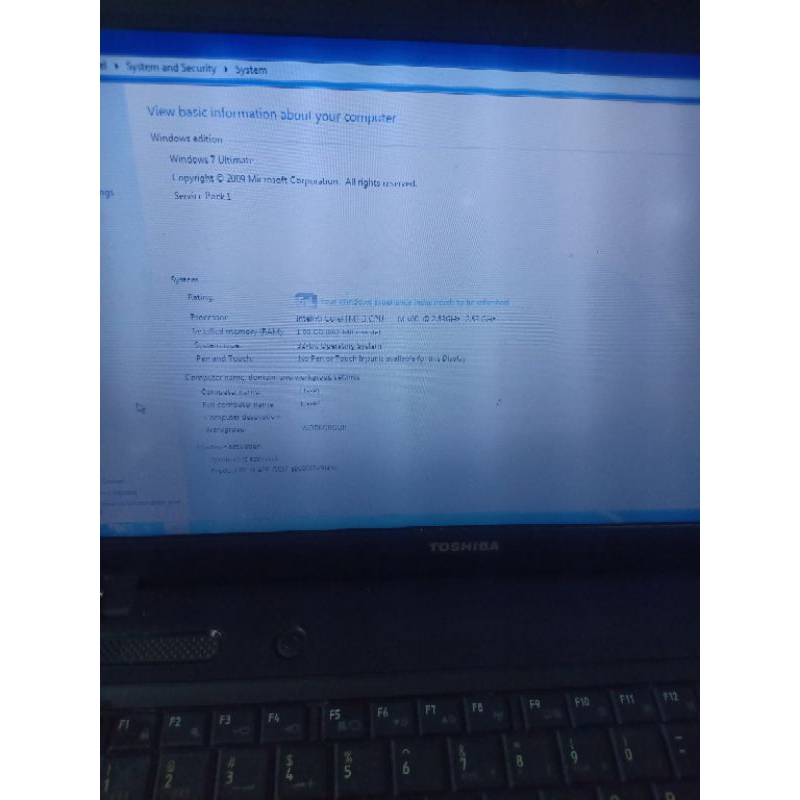 toshiba c640 core i5