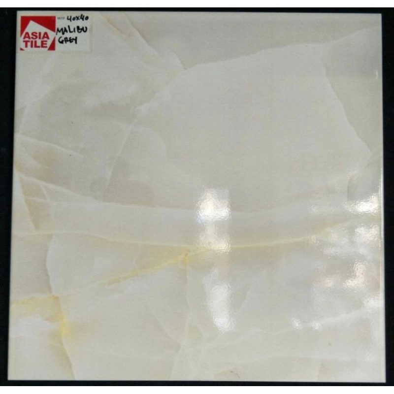 40x40 ASIA TILE KW A KERAMIK CERAMICS TERBARU LANTAI KILAT GLOSSY MOTIF MINIMALIS SIMPLE MALIBU GREY