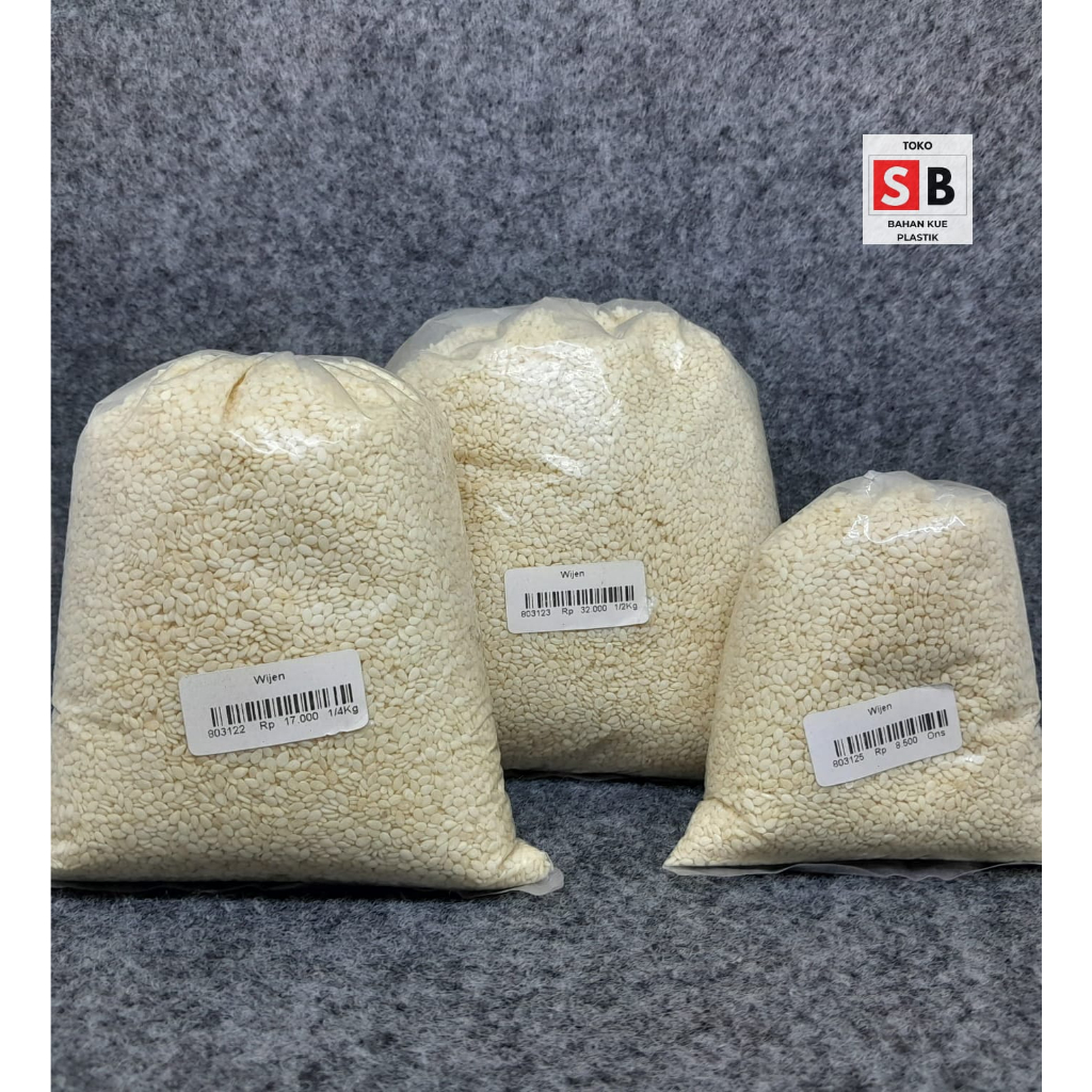 

BIJI WIJEN PUTIH 100GR/ 250GR/ 500GR