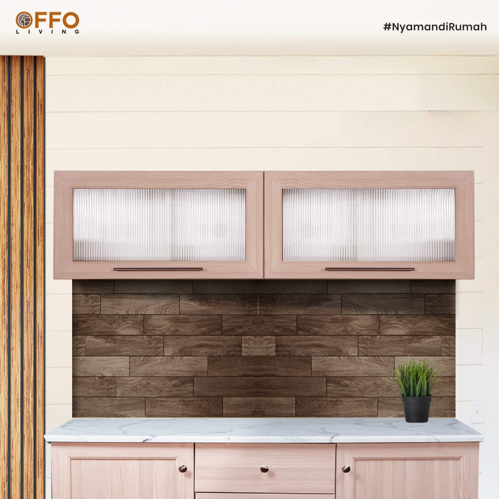 Offo Living - Kitchen Set Atas 2 Pintu Aileen