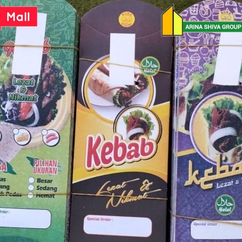 

100 LEMBAR KERTAS KEBAB TARIKAN UKURAN 24 × 9,2 CM HIGH QUALITY PAPER CRAFT TEBAL PRODUK TERBARU | KOTAK KEBAB KEKINIAN | DUS KEBAB VIRAL TIKTOK | KEMASAN KEBAB KEKINIAN | BOX KEBAB VIRAL | ARINA SHIVA GROUP 6141