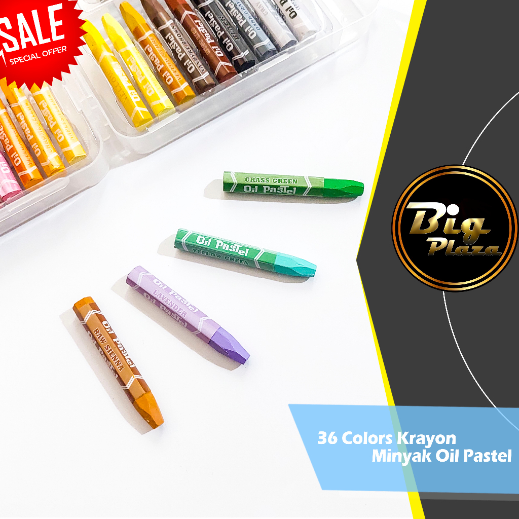 

36 Colors Krayon Minyak Oil Pastel Crayon School Oil Pastels 0863