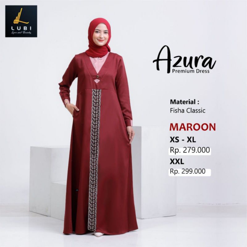 [SPESIAL PROMO] GAMIS  LUBI GAMIS AZZURA GAMIS TERBARU