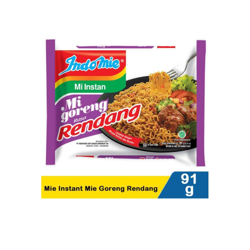 

Mie Indomie Goreng Rendang