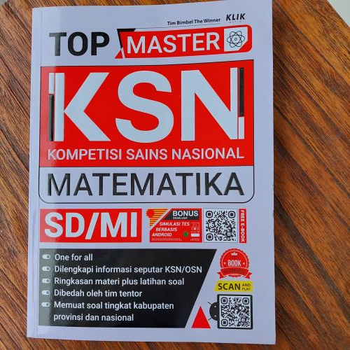 BUKU PENDIDIKAN : TOP MASTER KSN MATEMATIKA SD/MI