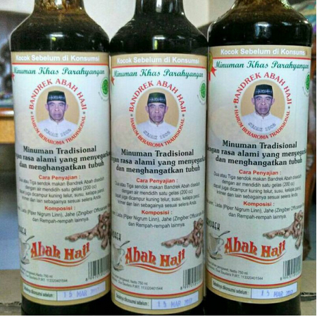 

Bandrek Abah haji Ciwidey 1 botol 750ml original khas parahyangan oleh2 Bandung