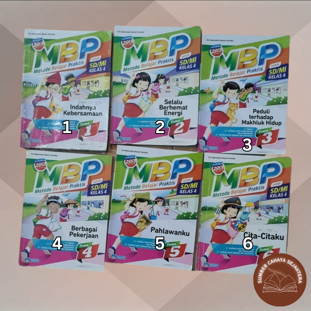 <PRELOVED> BUKU CETAK MBP KELAS 4 SD/MI