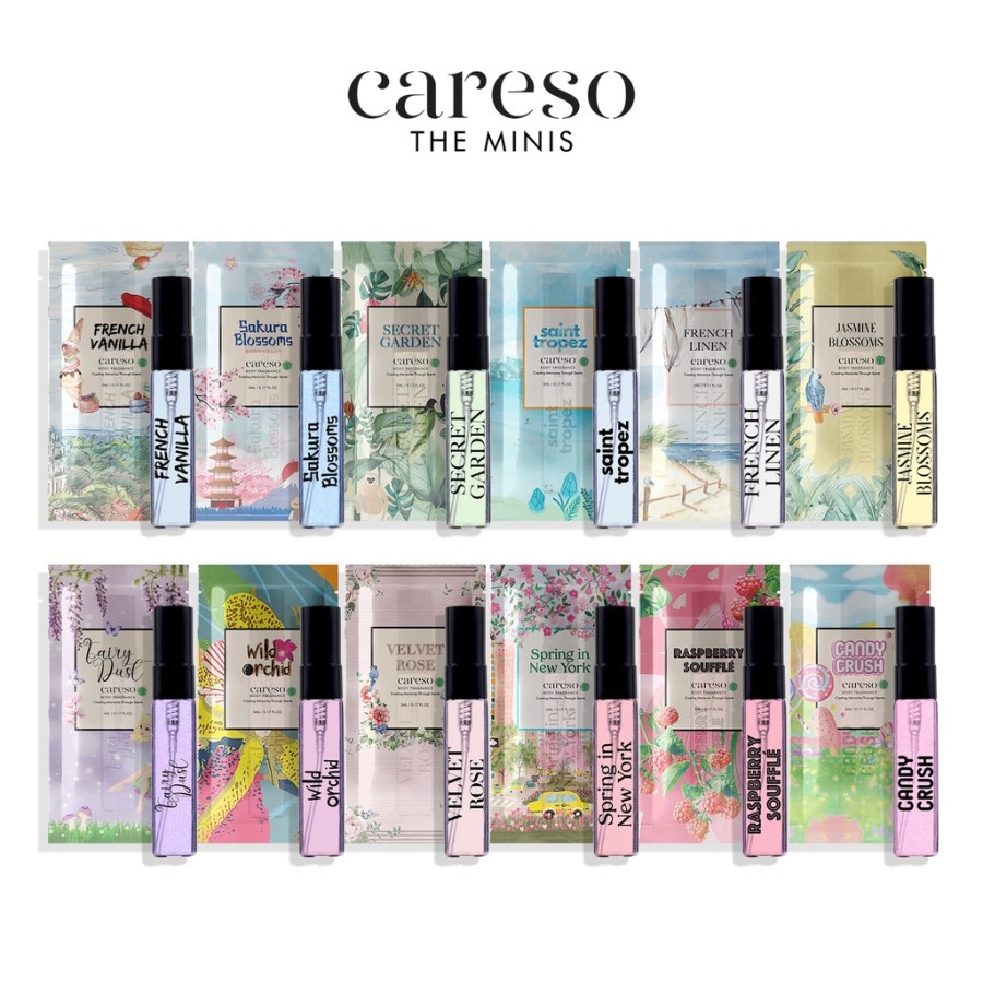 [ MINI ] CARESO BODY FRAGRANCE 5ML - BODY MIST CARESO - PARFUM - FRENCH VANILLA