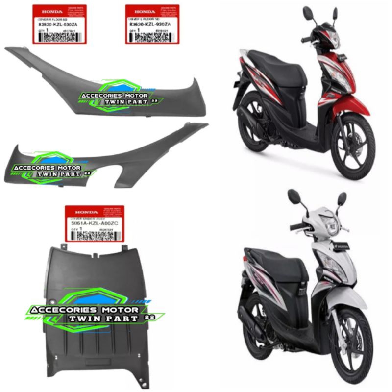 Dek Cover Sambungan Body Lr Bawah Dek Kolong Honda Spacy Fi Spacy Karbu Original