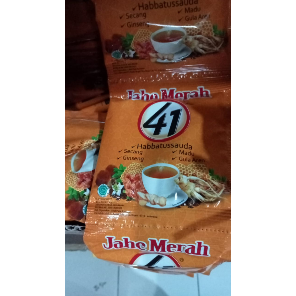 

minuman jahe merah merk 41