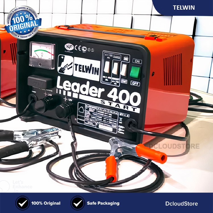 CHARGER CAS AKI PORTABLE TELWIN 400 MESIN DIESEL MOBIL TRUK TRAKTOR