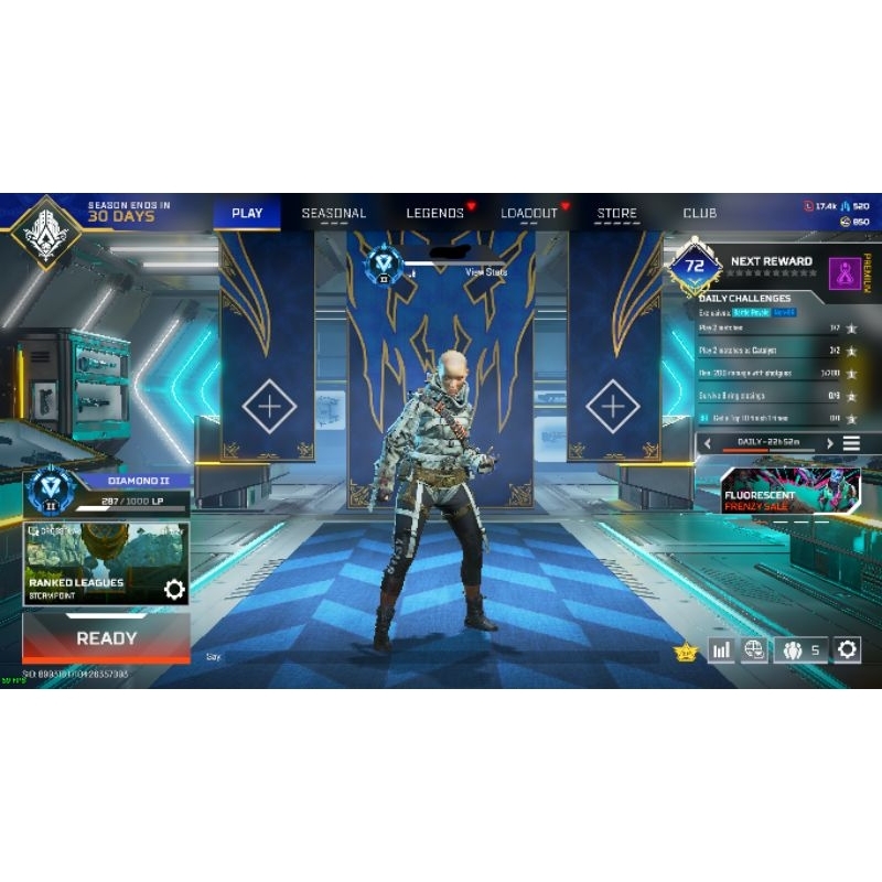 Akun Apex Legend Wraith Heirloom