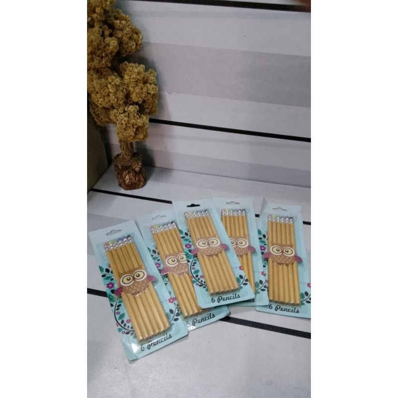 

pensil brand kadoku isi 6 pcs
